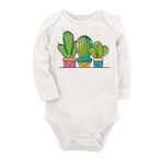 Organik Baskılı Pamuklu Unisex Bebek Body Uzunkole59 1850-LMN, 3 Ay