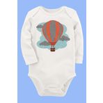 Organik Baskılı Pamuklu Unisex Bebek Body Uzunkole8, 2 Yaş