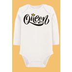 Organik Baskılı Pamuklu Unisex Bebek Body Uzunkole89 1728-LMNN, 3 Ay