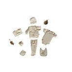 Organik Bebek 8 Parça Hastane Çıkışı Unisex Sütlü Kahve