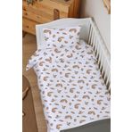 Organik Bebek Boy Nevresim Takımı (100x150) - Sonbahar Yaprakları