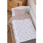Organik Çarşaflı Bebek Nevresim Takımı (100x150) - Leopar Şıklığı