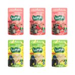 Organik Glutensiz Vegan Mini Küpler Atıştırmalık Paketi - 6 adet (2 çeşit)