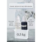 Organik Hekim Blue Soap Esanslı Mavi Boyalı Şeffaf Sabun Bazı Seti 30ML Esans 30ML Boya 500GR Baz