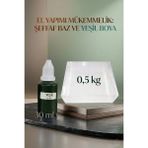 Organik Hekim Şeffaf Sabun Bazı 500 gr + Yeşil Sabun Boyası 30 ml El Yapımı Sabun Yapım Seti Hobi Set