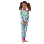 Organik Kız Çocuk Pijama Takımı (Çok renkli, 2 Yaş)