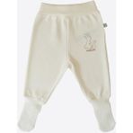 Organik New Basic Çoraptolon Bebek Boy Ekru - 6 - 9 Ay
