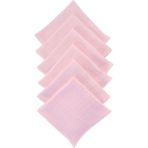 Organik Pamuk Bürümcük 25X25CM Bebek Ağız Mendili Çok Amaçlı 6'lı Bebek Mendil Ter Bezi