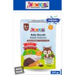 Organik Siyez Unu ve Organik Yulaflı, Tereyağlı, Kakaolu Bebek ve Çocuk Bisküvisi, 200 g - 1 Adet