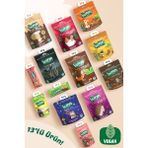 Organik Vegan Tatlı & Tuzlu Atıştırmalık Paketi - 13 Adet (13 Çeşit) - 509 gr