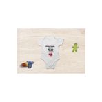 Organik%100 Pamuk Dayımın yeğeniyim Yazılı Bebek Body Bebek Badi Çıtçıtlı Zıbın, 3 Yaş