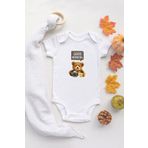 Organik%100 Pamuk Uzun Kollu Beyaz Good Morning Bebek Body Bebek Badi Çıtçıtlı Zıbın, 2-4 Yaş