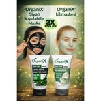 Organix 2'li Maske Seti - Arındırıcı Kil & Siyah Nokta Temizleyici Soyulabilir Yüz Maskesi- (2x150ml)