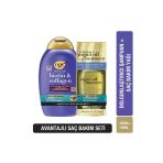 Organix Biotin Collagen 385 ml Şampuan ve 100 ml Argan Saç Bakım Yağı Set