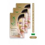 Organix Tek Kullanımlık Altın Maske - Cilt Yenileyici Soyulabilir Yüz Maskesi (3x15gr)