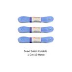 Organizasyon Pazarı Mavi Saten Kurdele 1cm 10 metre Balon Süs Hediyelik Süs Pasta Süs Bohça Çeyiz