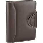 Organizer Ajanda Tarihsiz Çizgili 17x22 CM - Kahve Kahverengi