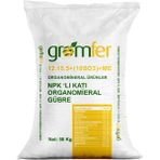 Organomineral Gübreler 12.­15.­5+(10SO3) - 50 KG