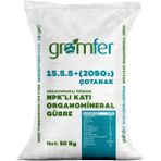 Organomineral Gübreler 15.5.5+20SO3+15OM - 50 KG