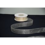 Organze Kurdele 2 CM(20MM) 25 Yrds( 23 M ) Tül Organze - Krem