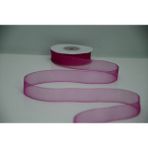 Organze Kurdele 2 CM(20MM) 25 Yrds( 23 M ) Tül Organze - Pembe
