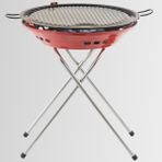 Orgaz GR-810/3 Çapraz Ayaklı Tüplü Dumansız Mangal Saç Grill - 001-Renkli