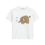 Orginal Marines Erkek Bebek Fil Basklı Tshirt 1-3 Yaş Ekru - 9 - 12 Ay
