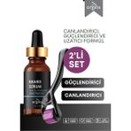 Orginx Dolgunlaştırıcı Canlandırıcı Saç Sakal Serumu 30ML - Dermaroller Sakal Seti