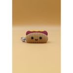 Örgü Desenli Hotdog (Sosisli Sandviç) Anahtarlık (Plastik)