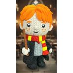 Örgü Desenli Ron Weasley Figürü - 3D Baskı Amigurumi Görünümlü Harry Potter Koleksiyon Biblosu