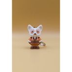 Örgü Desenli Usta Shifu Anahtarlık (Plastik)