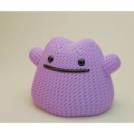 Örgü Dokulu Ditto 3D Baskı Modeli - Pokemon Figür - Dekoratif Masa Oyuncağı - Yüksek Çözünürlüklü Stl