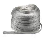 Örgülü Topraklama Şeridi, Araç Topraklama Kayışı Gümüş 1mmX5-8mmX10m Kalaylı Bakır Örgülü Tel(4#:1mmX8mmx10m/32.8ft)
