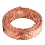 Örgülü Topraklama Şeridi, Bakır Örgülü Topraklama Kayışı Teli 3 metre Çoklu Boyutlar(Width 38mm)