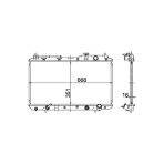 Ori Bhn000016 Motor Radyatoru Honda Crv 2.0 95- Otomatık 350X668x16 Bhn000016 Oem