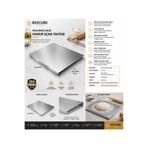 Orianna Design 304 Paslanmaz 50X60 cm Tek Bükümlü Metal Tezgah Koruyucu Kesme Tahtası Çok Amaçlı Mutfak Için