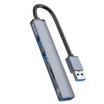 Orico 3 Portlu USB 3.0 Çoklayıcı TF Alüminyum Uzay Gri Micro Hub