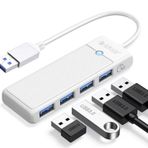 Orico 4 Portlu USB 3.0 Yüksek Hızlı 5 Gbps Beyaz Çoklayıcı Hub