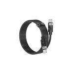 Orico 60W 3A PD Type-C to Type-C 1 mt Siyah Hızlı Şarj ve Data Kablosu