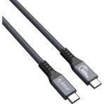 Orico 80 cm Gri Thunderbolt 4 PD100W 5A 40 Gbps 8K 60Hz Type-C Yüksek Hızlı Kablo