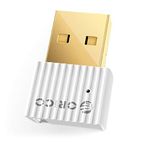 ORICO Bluetooth adaptörü, USB 5.0, mini kablosuz dongle desteği, PC dizüstü bilgisayar, Windows 10/8/7 sistemi, Bluetooth kulaklık, klavye, fare, hoparlör, Xbox Game Controller-beyaz (sürücü gerekli)