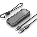 Orico Oxs2c3-g2 M.2 Nvme/sata Ngff - M Key&b+m Key 10gbps Type-c Outdoor Çinko Alaşım Ssd Disk Kutusu