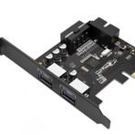 Orico PCI Express 1x2 Portlu USB 3.0 Siyah Çoklayıcı Kart