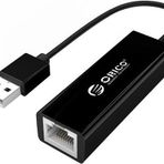 Orico USB 2.0 100Mbps RJ45 Ethernet Dönüştürücü Adaptör Siyah