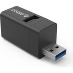 Orico Usb-A 3.0 3 Portlu Usb-A 3.0 2.0 Alüminyum Alaşım Siyah Mini Çoklayıcı