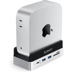 Orico Vs10 Mac Mini 10in1 Dikey Bağlantı Docking Station - M.2 Nvme,hdmı,2.5g Lan,10gbps Type-c Usb-a