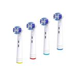 Orident Oral B Uyumlu Diş Fırçası Yedek Başlığı Cross Action 4 Adet
