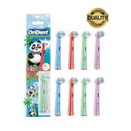 Orident Panda Kids - Çocuklara Özel Oral B Uyumlu 8 Adet Yedek Başlık – Nazik Temizlik Ve Diş Eti Koruması