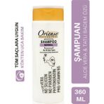 Oriense 360 ml Şampuan - Normal Şampuan 360 ml - Silikon ve Paraben İçermez, Pro Vitamin B5 ile Güçlü Formül