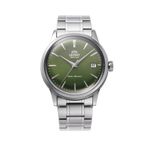 Orient Bambino Kurmalı Otomatik Çelik Gri Yeşil Kadran Kristal Cam 38 mm Erkek Kol Saati